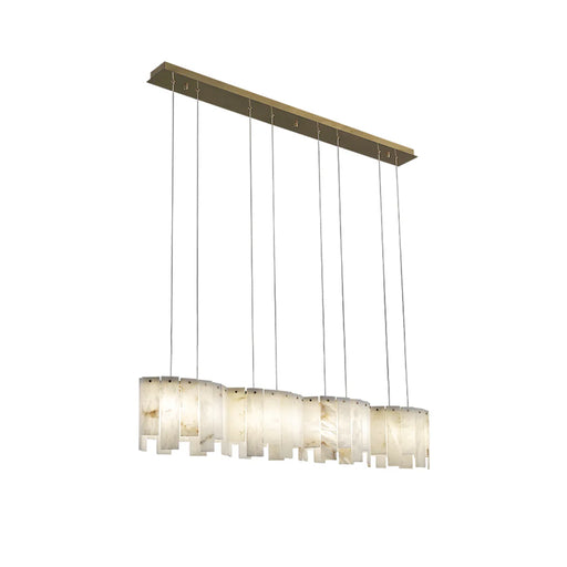 Alabaster Modern Layering Chandelier - Sweatfully