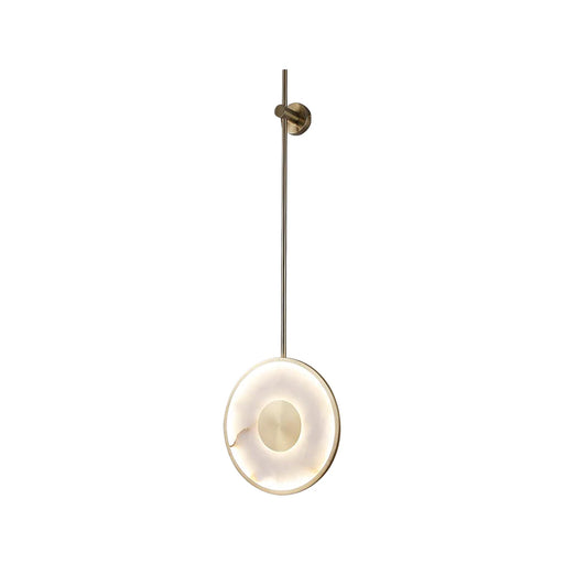 Alabaster Modern Round Strip Wall Lamp - Sweatfully