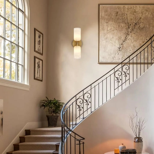 Alabaster Monty Linear Wall Sconce - Sweatfully