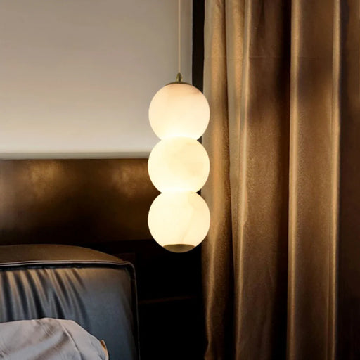 Alabaster Pearl Pendant Light - Sweatfully