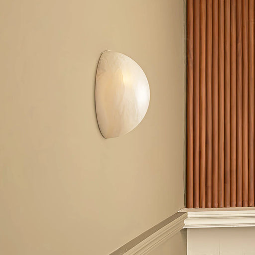Alabaster Pebble White Wall Lamp - Sweatfully