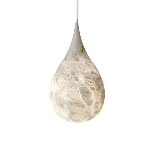Alabaster Raindrop Pendant Light - Sweatfully