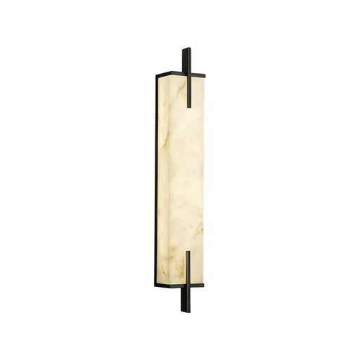 Alabaster Rectangle Calliope Wall Sconce - Sweatfully