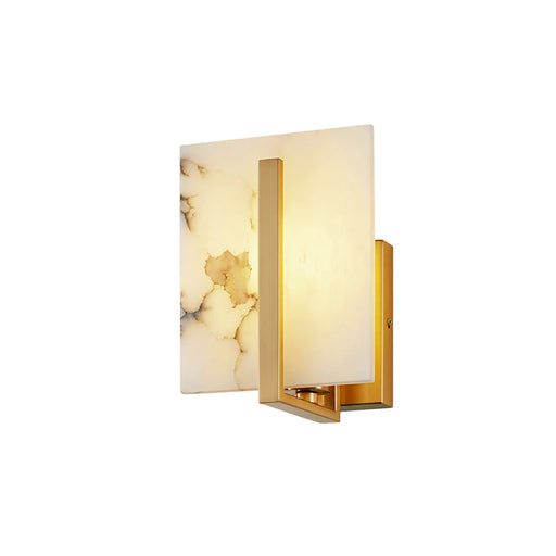 Alabaster Square Wall Sconce - Sweatfully