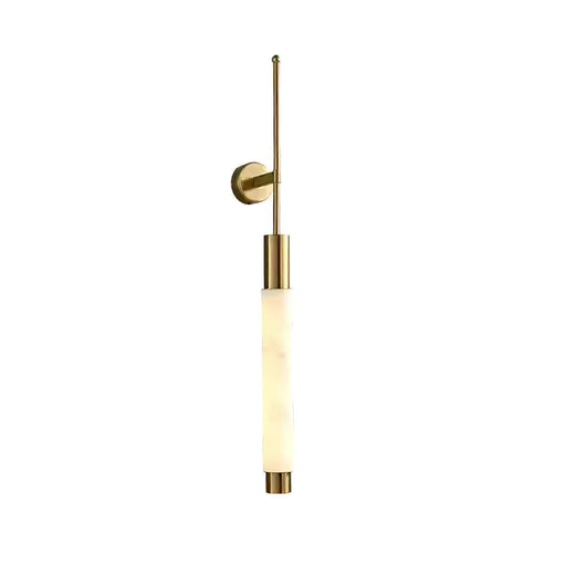 Alabaster Verita Column Wall Sconce - Sweatfully