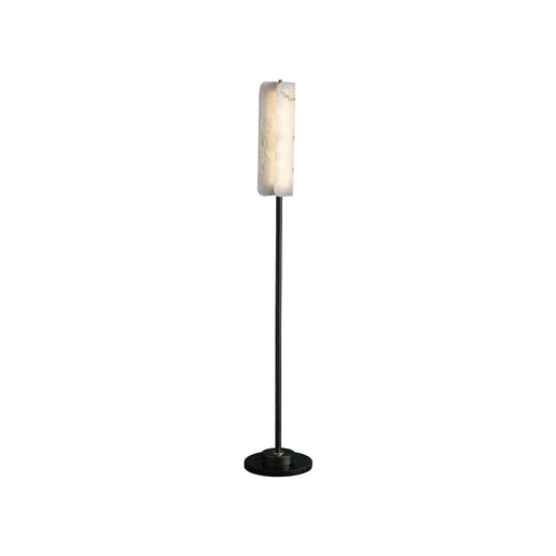 Alabaster Years Brass Floor Lamp - Sweatfully