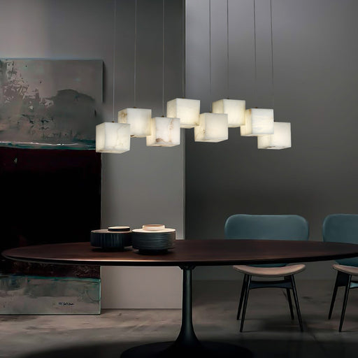 Alabaster Box Chandelier - Sweatfully