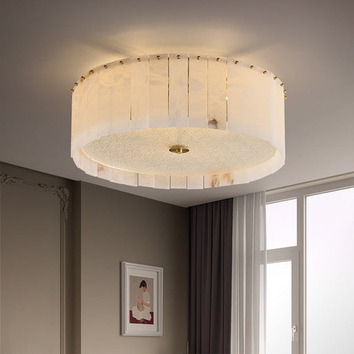 All copper marble ceiling lamp - Sweatfully