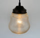 Amber Antique 1960's Glass PENDANT Light - Sweatfully