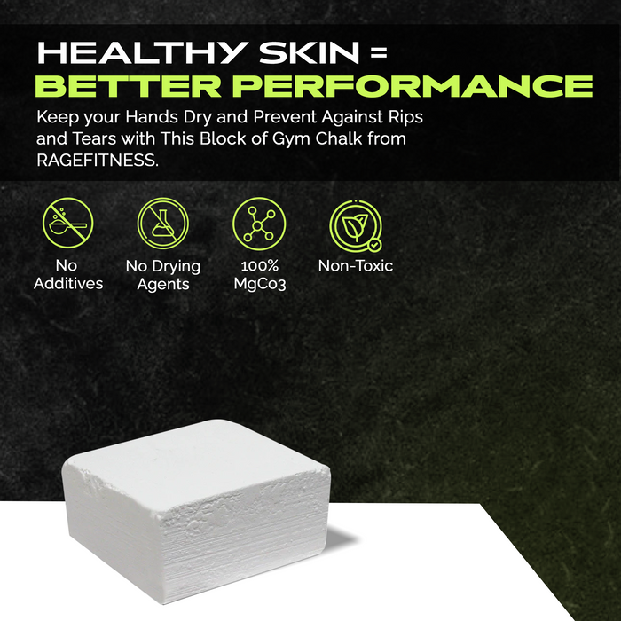 Premium Magnesium Block Chalk – Lab‑tested. Rugged. Ready for real workouts. - Sweatfully