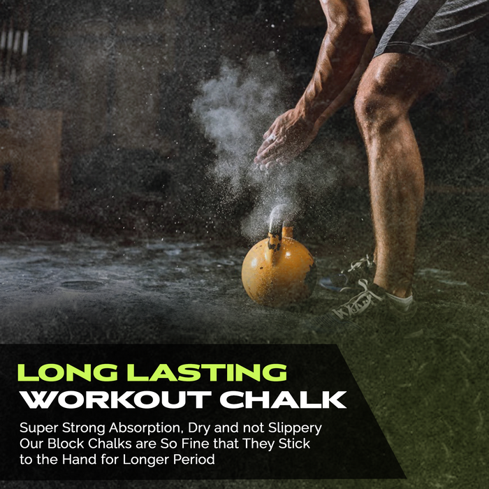 Premium Magnesium Block Chalk – Lab‑tested. Rugged. Ready for real workouts. - Sweatfully