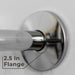 12 in. L-Shaped Shower Head Extension Arm (Chrome Finish) - Sweatfully