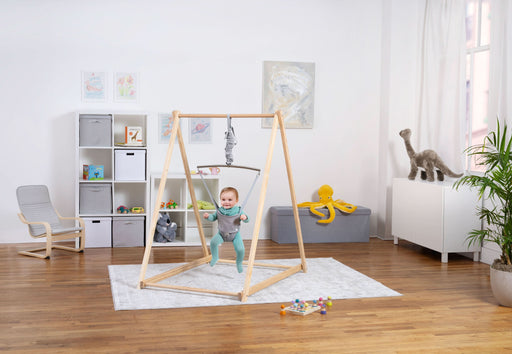 Tulip Foldable Baby Bouncer with Safety Harness | Lightweight & Portable Infant Seat - Sweatfully