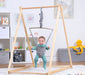 Tulip Foldable Baby Bouncer with Safety Harness | Lightweight & Portable Infant Seat - Sweatfully