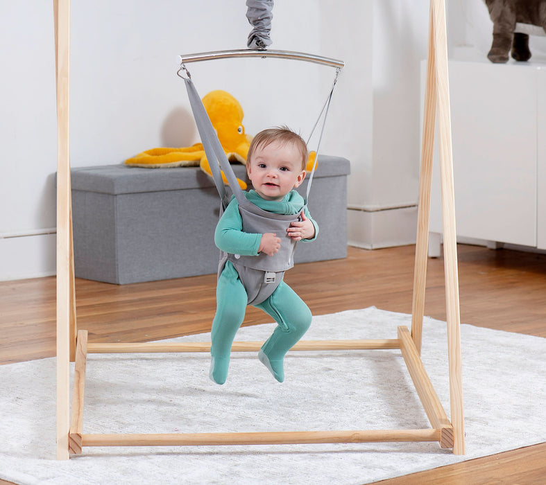 Tulip Foldable Baby Bouncer with Safety Harness | Lightweight & Portable Infant Seat - Sweatfully