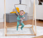Tulip Foldable Baby Bouncer with Safety Harness | Lightweight & Portable Infant Seat - Sweatfully