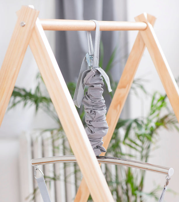 Tulip Foldable Baby Bouncer with Safety Harness | Lightweight & Portable Infant Seat - Sweatfully