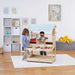 Cypress Wooden Market Stand – Pretend Play Shop for Kids with Storage - Sweatfully