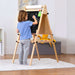 Foldable Kids Easel – 3 Adjustable Heights, Art Station for Drawing & Painting - Sweatfully