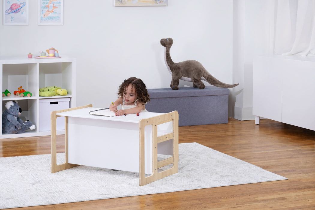 Hanover Weaning Table & Chair Set for Toddlers | Montessori-Style Wood Furniture - Sweatfully