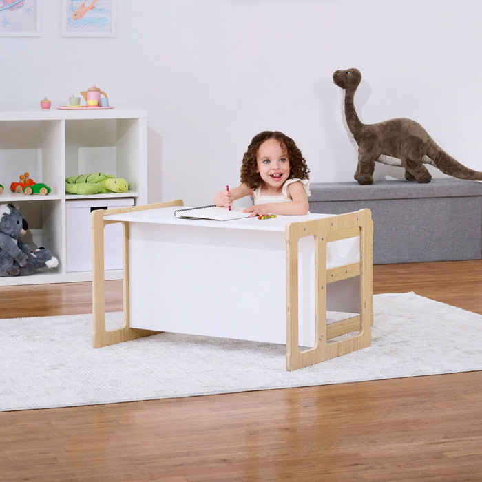 Hanover Weaning Table & Chair Set for Toddlers | Montessori-Style Wood Furniture - Sweatfully