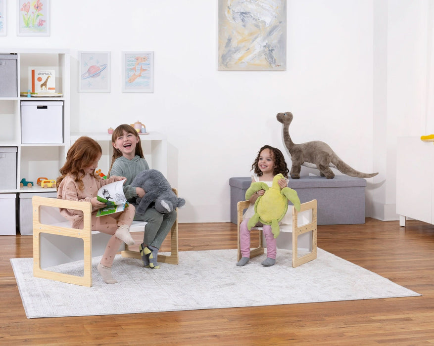 Hanover Weaning Table & Chair Set for Toddlers | Montessori-Style Wood Furniture - Sweatfully