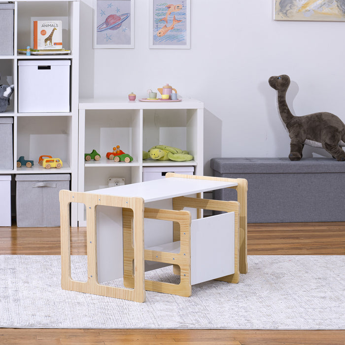Hanover Weaning Table & Chair Set for Toddlers | Montessori-Style Wood Furniture - Sweatfully