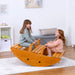 Banyan Jumbo Wooden Rocker & Climber Playset | Outdoor Gross Motor Toy for Toddlers - Sweatfully