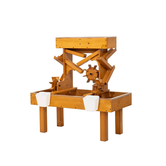 Outdoor Wooden Water Table for Toddlers | Kids’ Sensory Play Station - Sweatfully