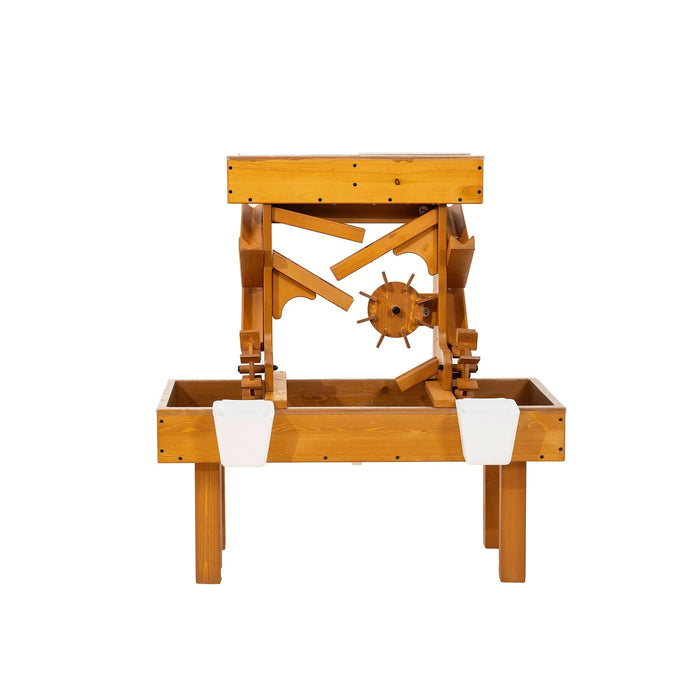 Outdoor Wooden Water Table for Toddlers | Kids’ Sensory Play Station - Sweatfully