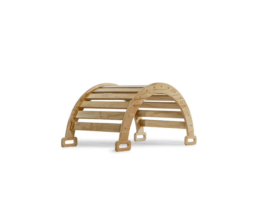 Hazel - Pikler Triangle Ladder & Rocker Set - Sweatfully