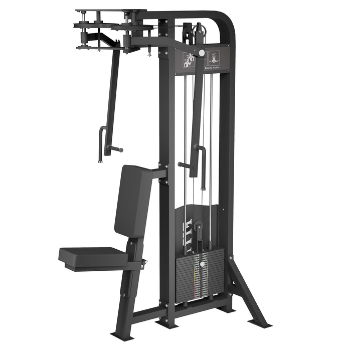 SFE Selectorized Pec Fly/Rear Delt Machine with 250lb weight stacks (New) - Sweatfully