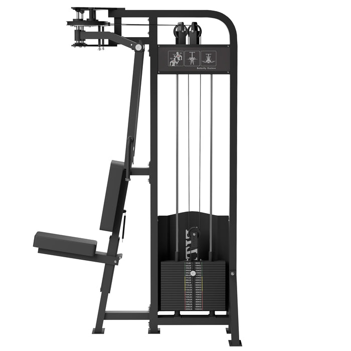 SFE Selectorized Pec Fly/Rear Delt Machine with 250lb weight stacks (New) - Sweatfully