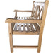 Åre 2 Person Natural Teak Outdoor Patio and Garden Bench - Sweatfully