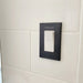 CleanPlate Wall Plate in Jet Black for Rocker Switches - Sweatfully