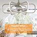 30" Theron Modern DC Motor Downrod Mount Reversible Ceiling Fan with LED Lighting and Remote Control - Sweatfully