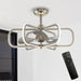 30" Theron Modern DC Motor Downrod Mount Reversible Ceiling Fan with LED Lighting and Remote Control - Sweatfully