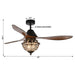 52" Vicky Farmhouse DC Motor Downrod Mount Reversible Ceiling Fan with Lighting and Remote Control - Sweatfully