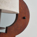 1-Light Rustic Iron Wood Wall Sconce Lighting - Sweatfully