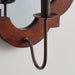 1-Light Rustic Iron Wood Wall Sconce Lighting - Sweatfully
