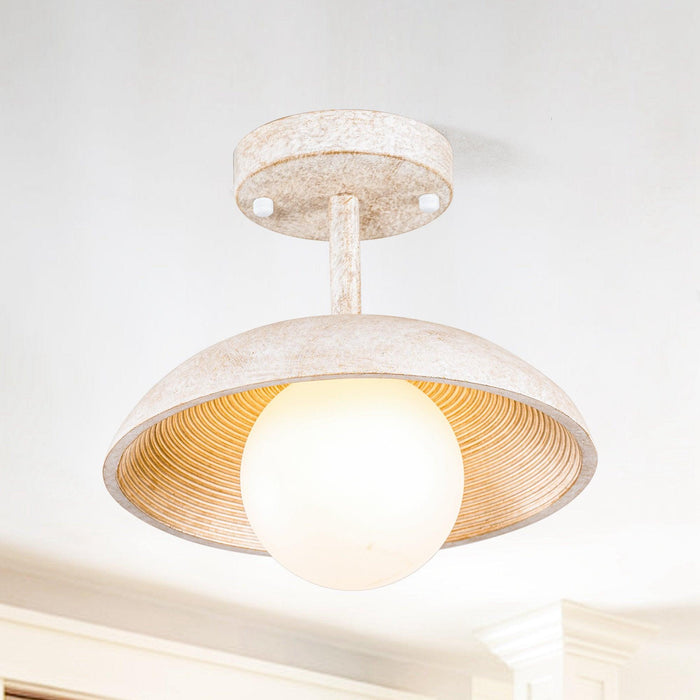 1-Light Iron Farmhouse Island Pendant Lighting - Sweatfully