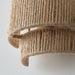 1-Light Farmhouse Rattan Wall Sconce Lighting - Sweatfully