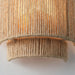 1-Light Farmhouse Rattan Wall Sconce Lighting - Sweatfully