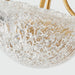 16 Inch Page 3-Light Vintage Golden Semi-Flush Mount Ceiling Light - Sweatfully