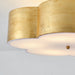20 Inch Joyce 5-Light Vintage Golden Semi-Flush Mount Ceiling Light - Sweatfully