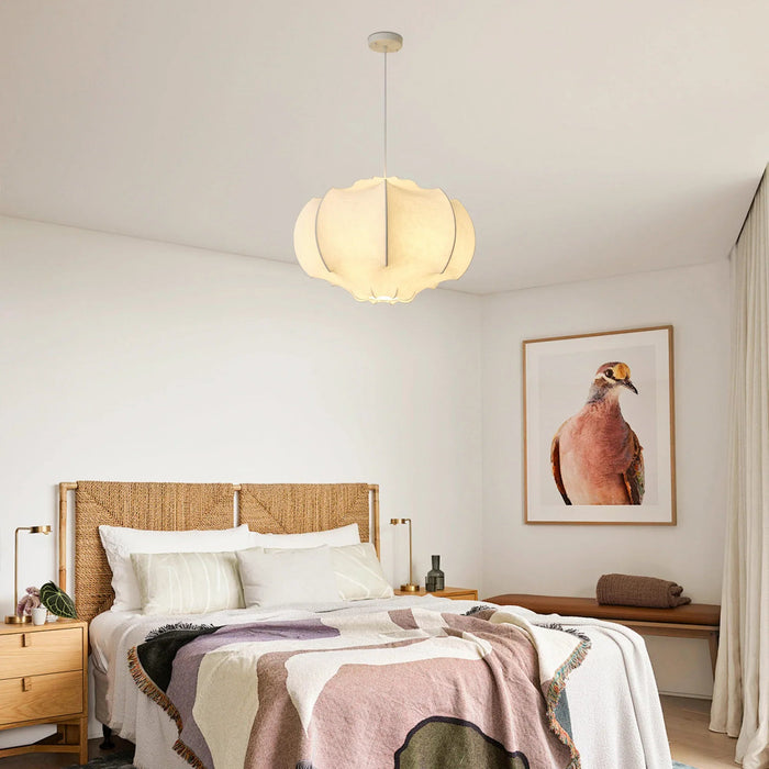 24 Inch Bevis 3-Light White Wabi-sabi Island Pendant Light - Sweatfully