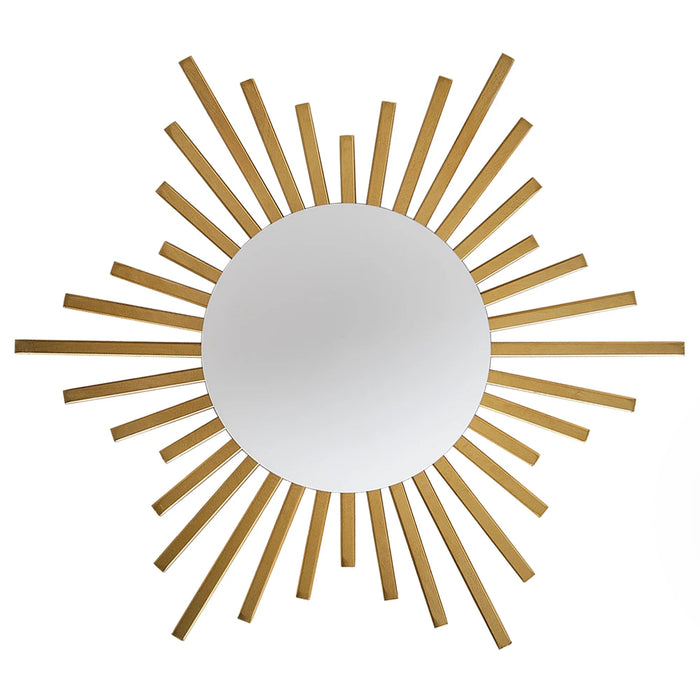 18 Inch Iris 1-Light Golden Semi-Flush Mount Ceiling Light - Sweatfully