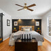 52" Bucholz Industrial Ceiling Fan with Dimmable LED Light - Sweatfully
