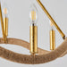 8-Light Golden Modern Candle Chandelier - Sweatfully
