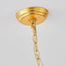 8-Light Golden Modern Candle Chandelier - Sweatfully